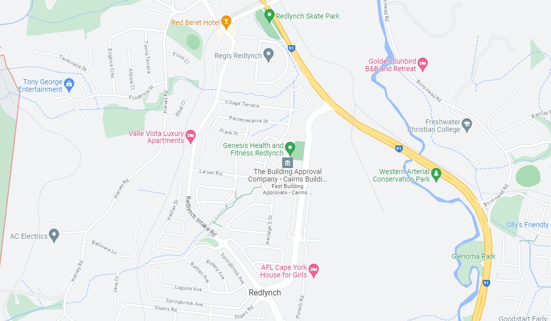 Map showing location of Capstone Building Inspections in Cairns