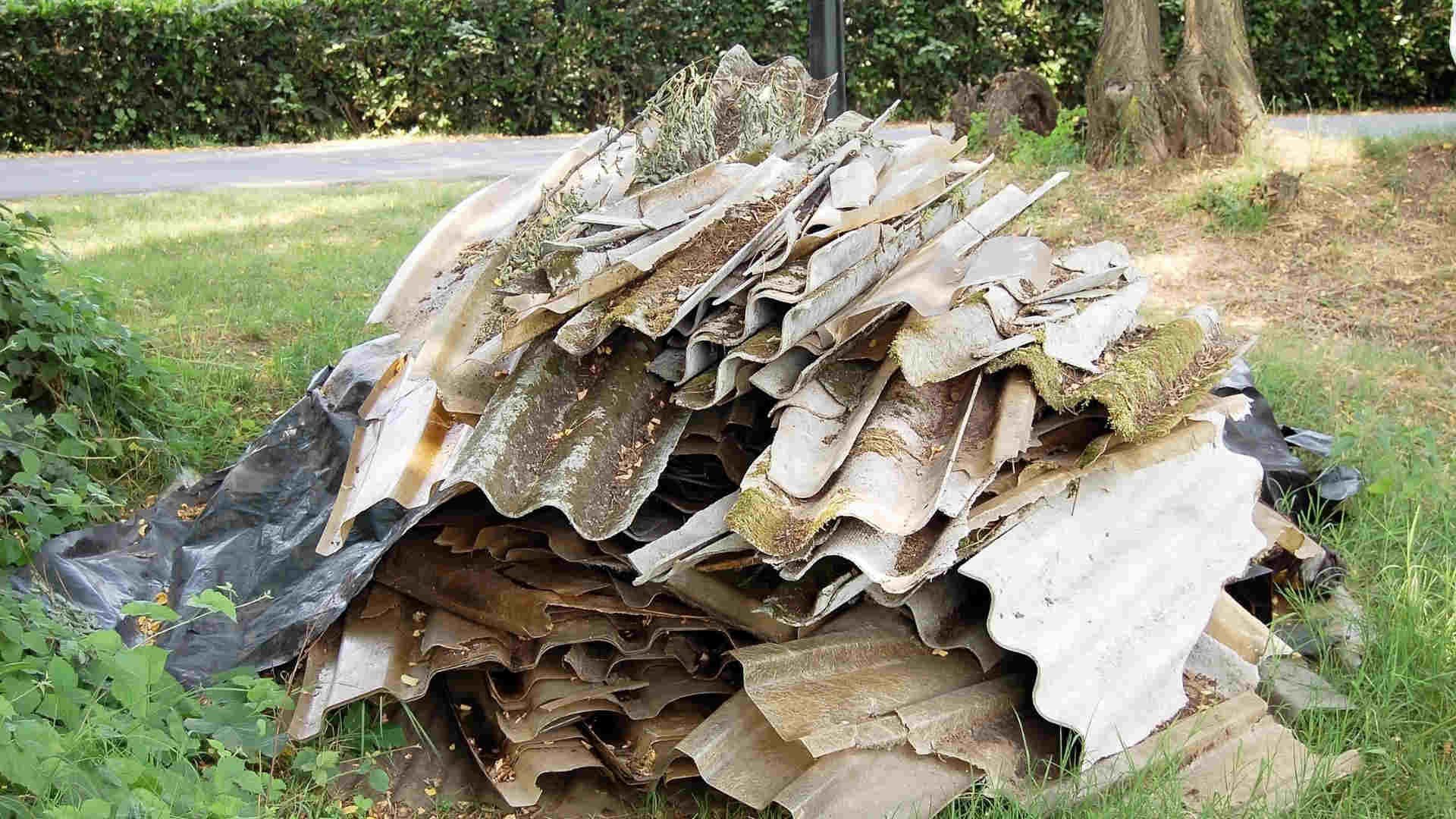 A Cairns asbestos audit found this pile of asbestos sheeting